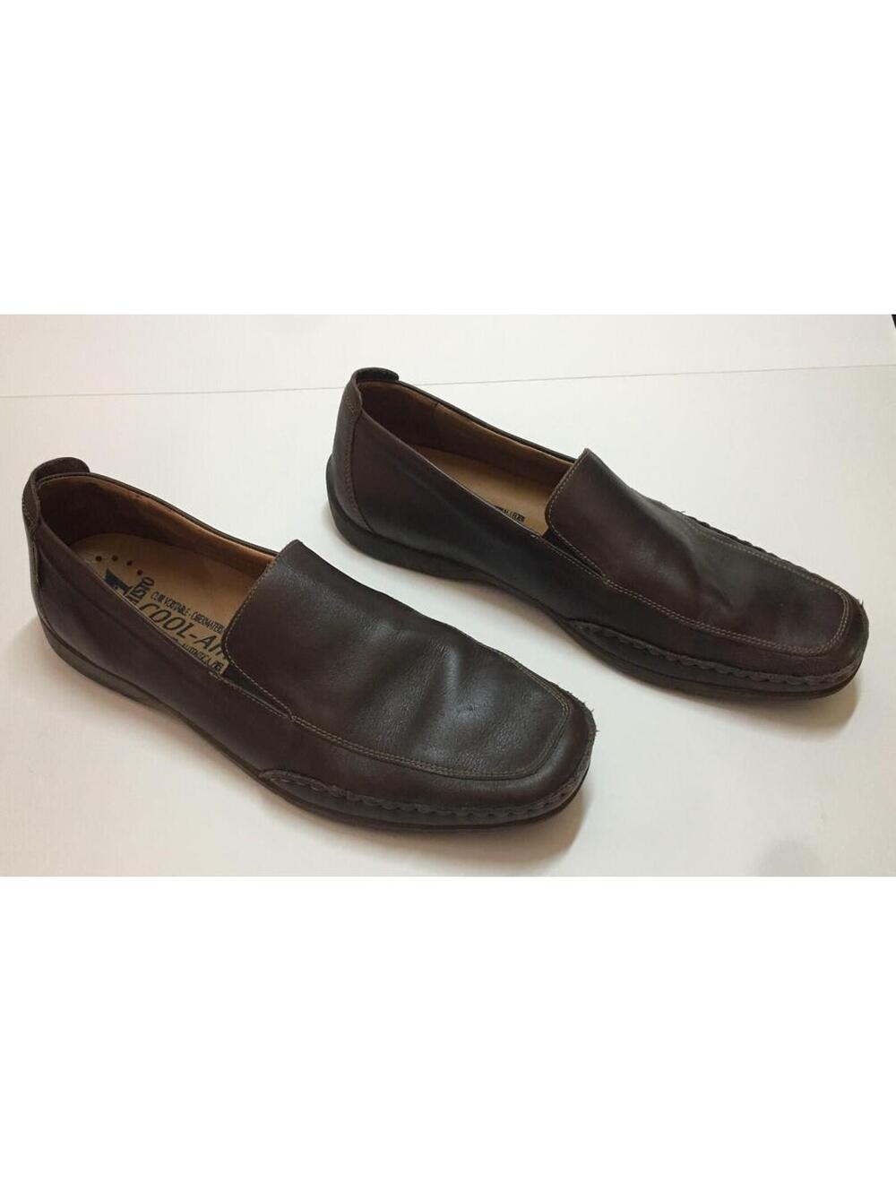 MEPHISTO Cool-Air Edlef Loafers Shoes Men's Brown Leather Slip-On Comfort sz 13